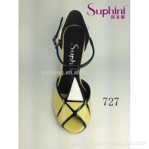 Designers Sandal 3.5'' Heel Dance Shoes Leather